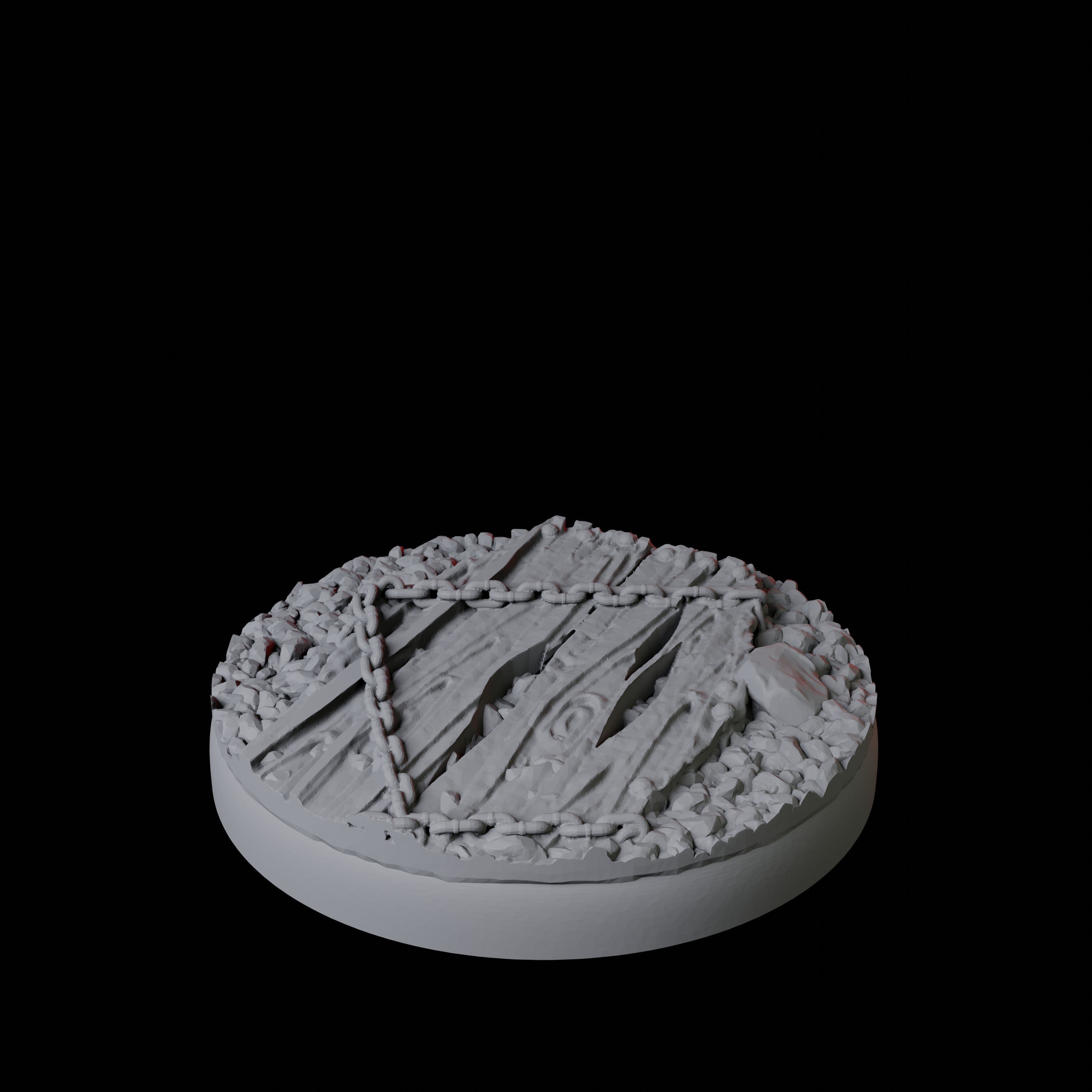Ten 25mm Graveyard Circle Bases for Dungeons and Dragons - Myth Forged