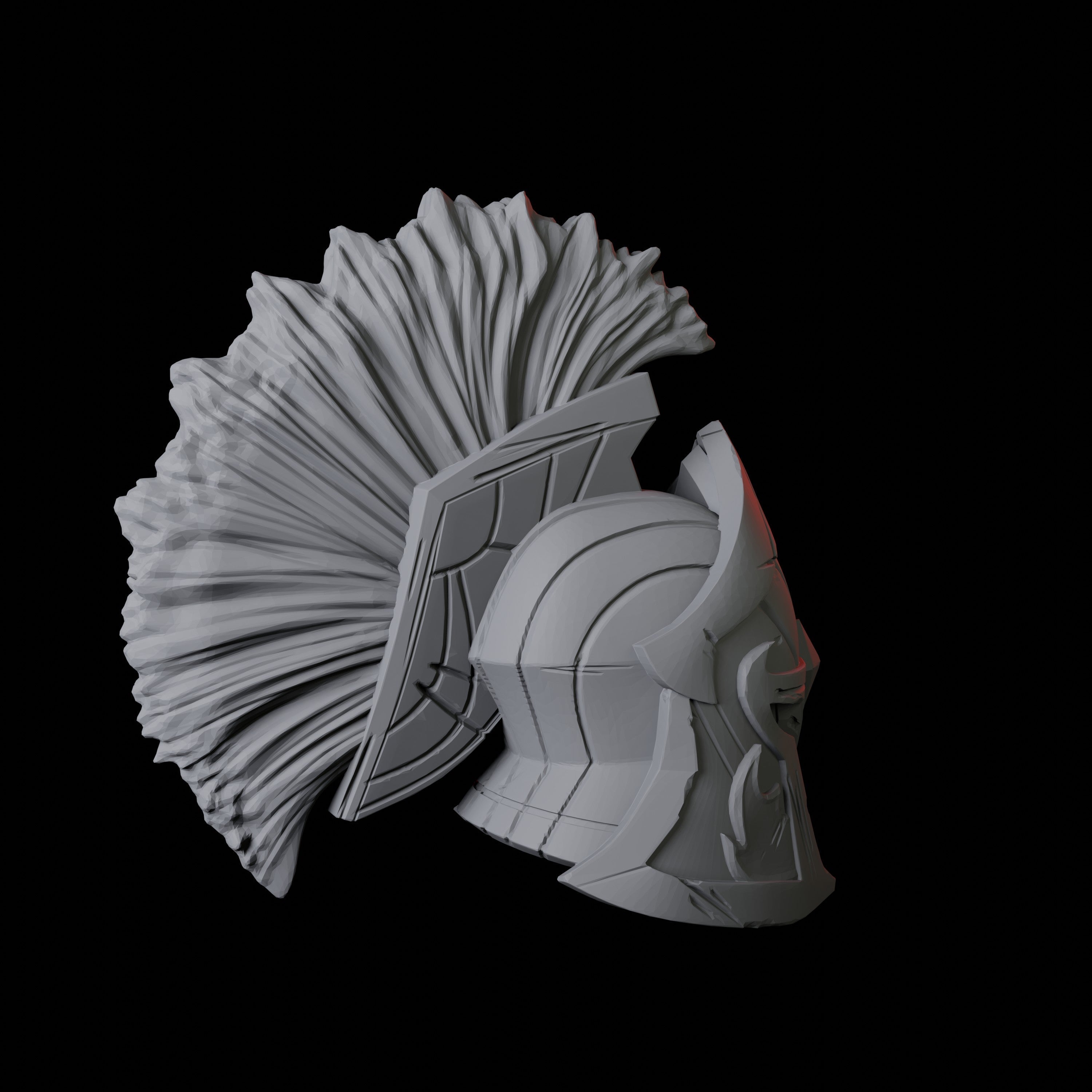 Greek Helmet B Miniature for Dungeons and Dragons