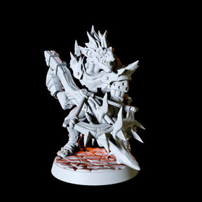 Grinning Crossbow Hobgoblin Miniature for Dungeons and Dragons, Pathfinder or other TTRPGs