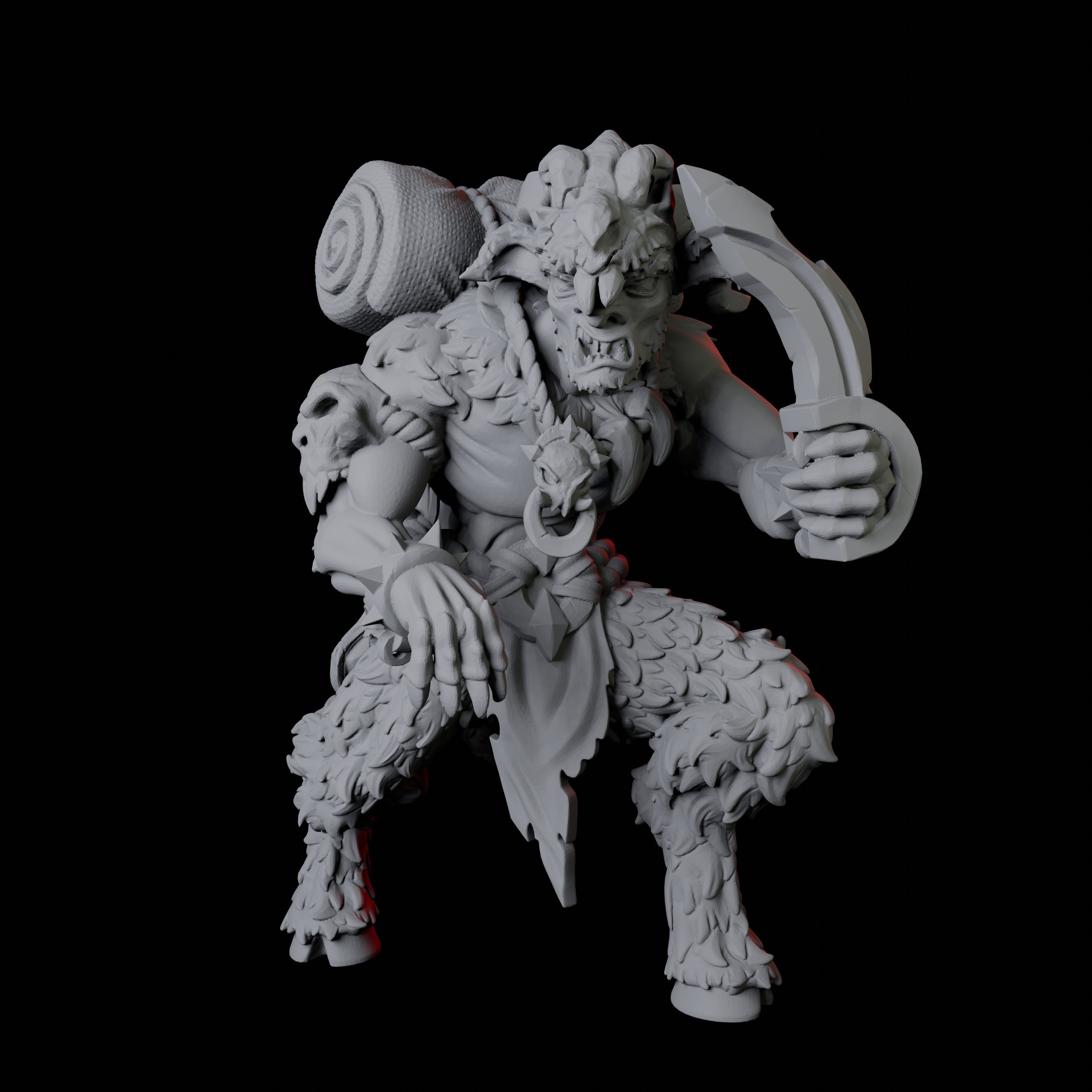 Gruff Satyr Miniature A for Dungeons and Dragons - Myth Forged