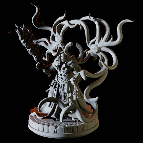 Half Orc Celestial Miniature for Dungeons and Dragons, Pathfinder or other TTRPGs