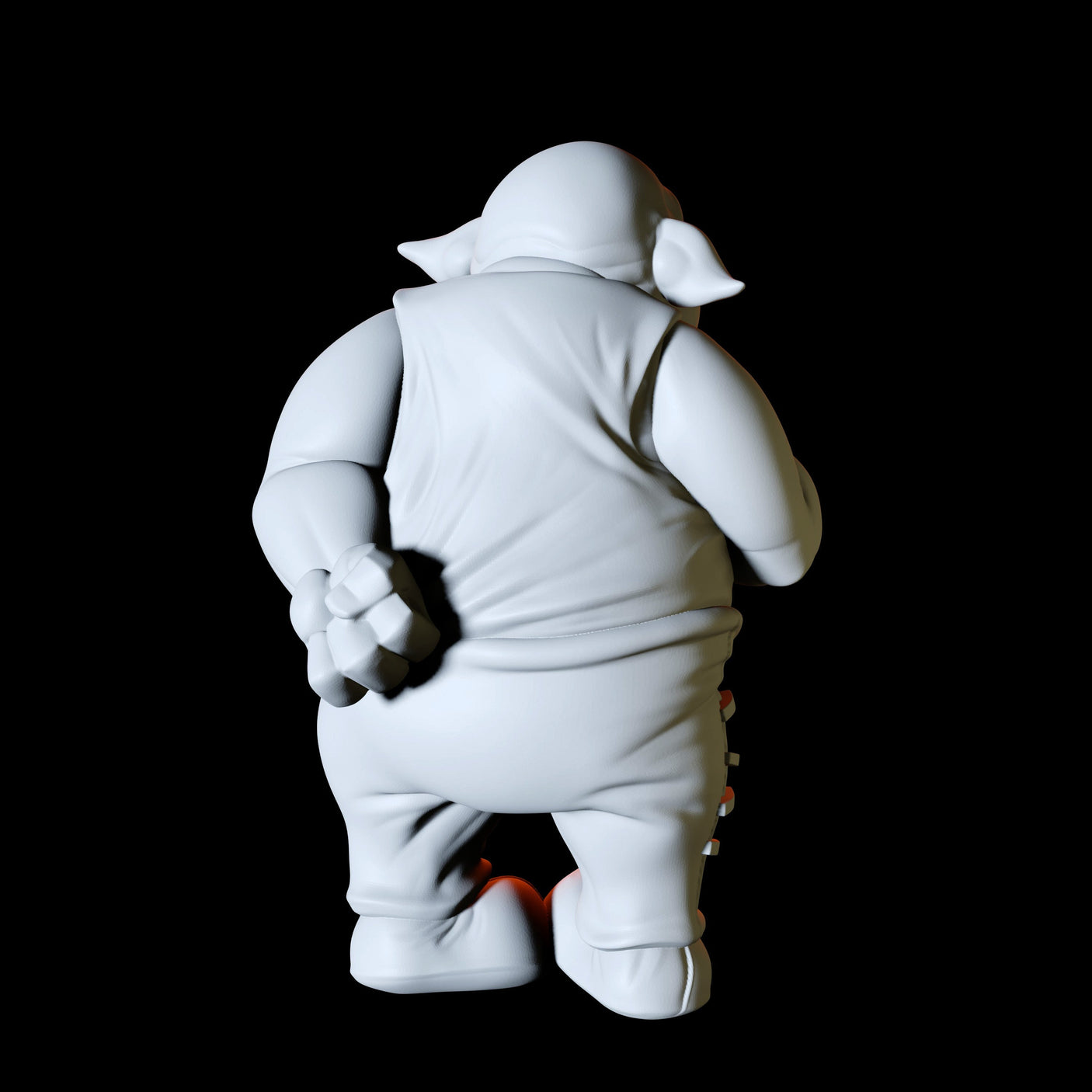 Half Orc Child Miniature for Dungeons and Dragons, Pathfinder or other TTRPGs