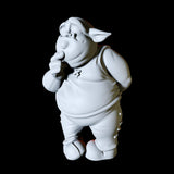 Half Orc Child Miniature for Dungeons and Dragons, Pathfinder or other TTRPGs