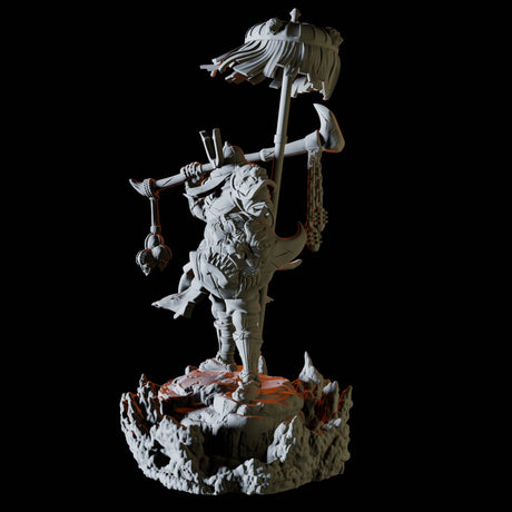 Hell Samurai Miniature for Dungeons and Dragons, Pathfinder or other TTRPGs