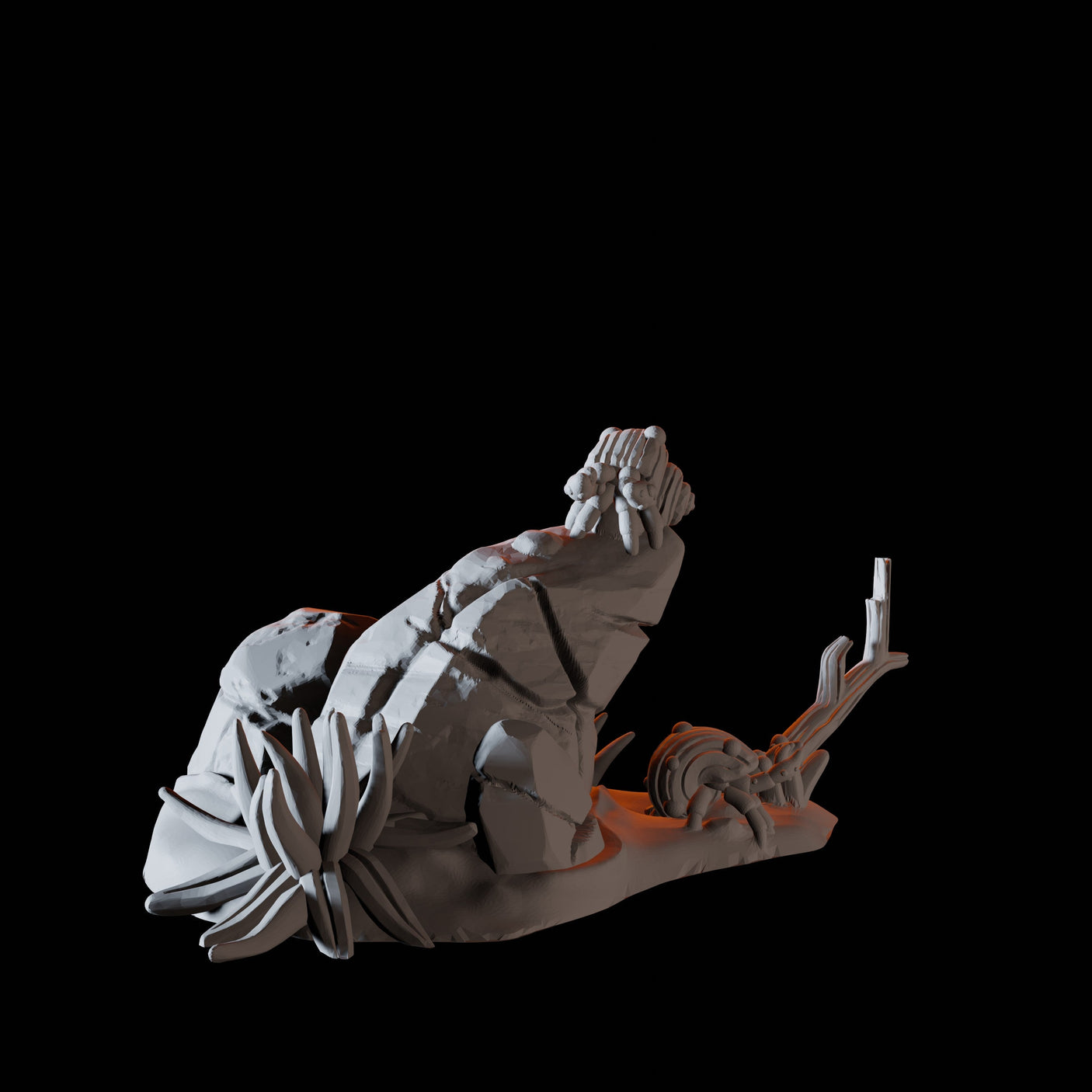 Hermit Crabs Miniature for Dungeons and Dragons, Pathfinder or other TTRPGs