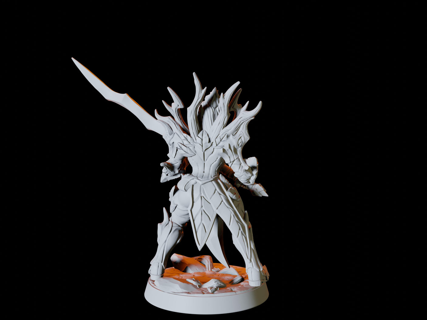 High Elf Army - Six Soldiers Miniature for Dungeons and Dragons, Pathfinder or other TTRPGs
