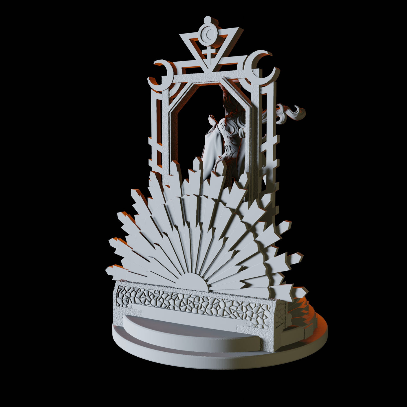 High Priestess Miniature for Dungeons and Dragons, Pathfinder or other TTRPGs