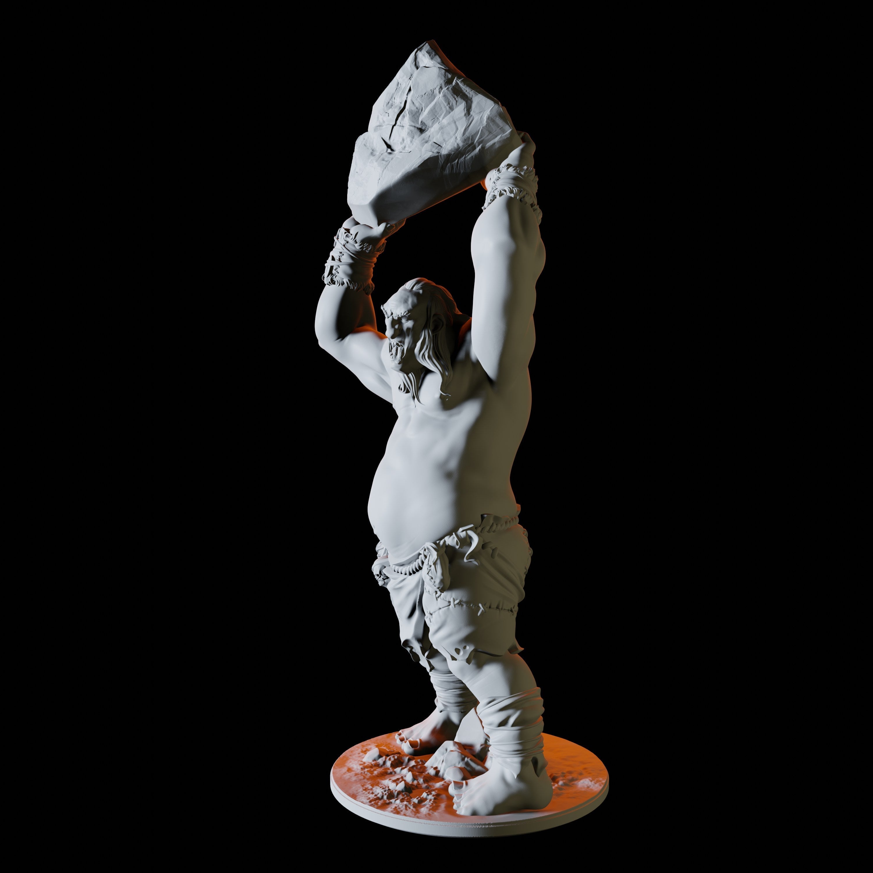 Hill Giant Miniature for Dungeons and Dragons - Myth Forged
