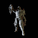 Hooded Jailor Miniature for Dungeons and Dragons, Pathfinder or other TTRPGs