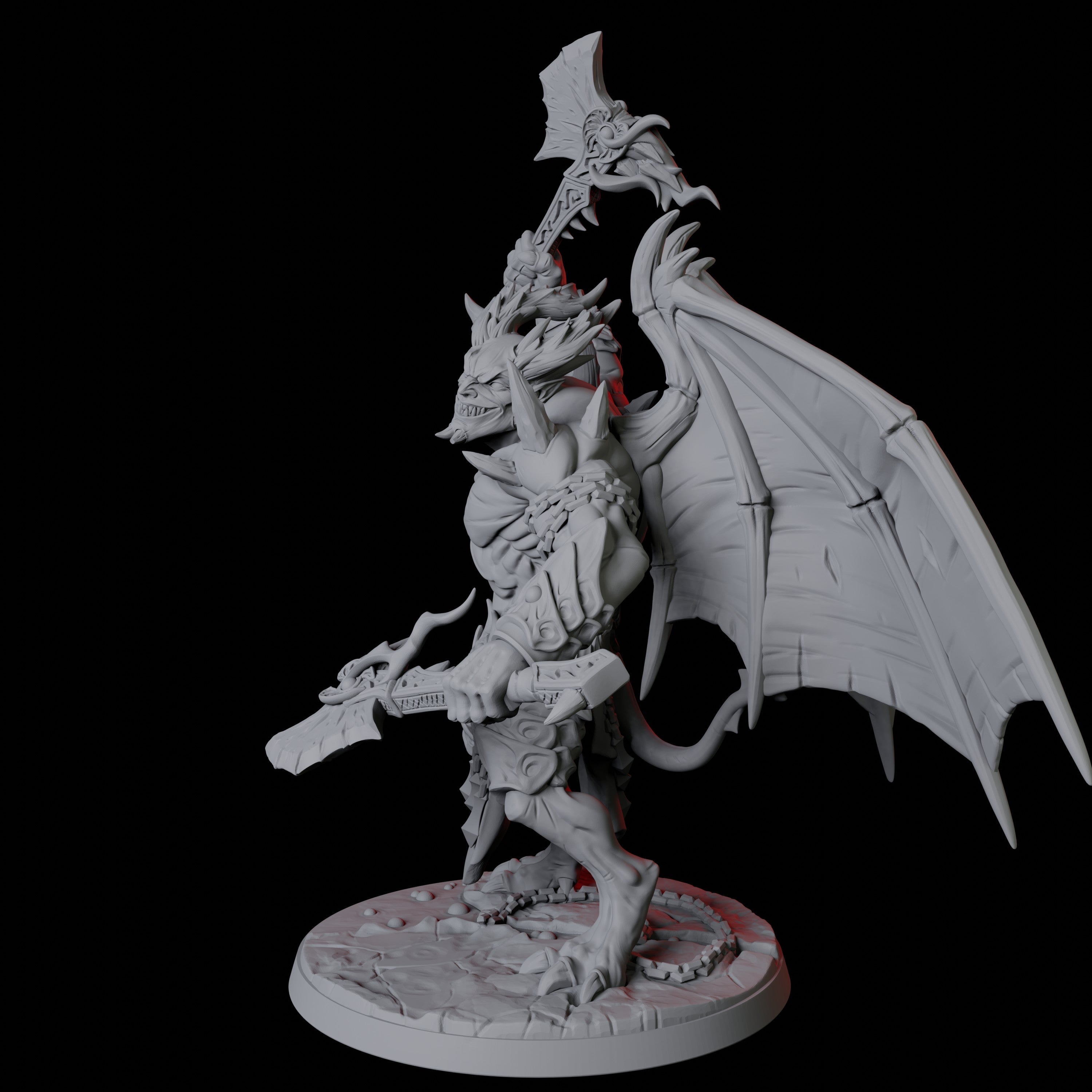 Horned Devil Champion Miniature for Dungeons and Dragons
