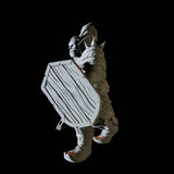 Hulking Orc Warrior Miniature for Dungeons and Dragons, Pathfinder or other TTRPGs