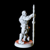 Human Barbarian with a big sword Miniature for Dungeons and Dragons, Pathfinder or other TTRPGs