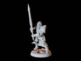Human Fighter Army - Six Soldiers Miniature for Dungeons and Dragons, Pathfinder or other TTRPGs