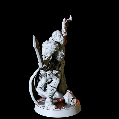 Human Warlock Miniature for Dungeons and Dragons, Pathfinder or other TTRPGs