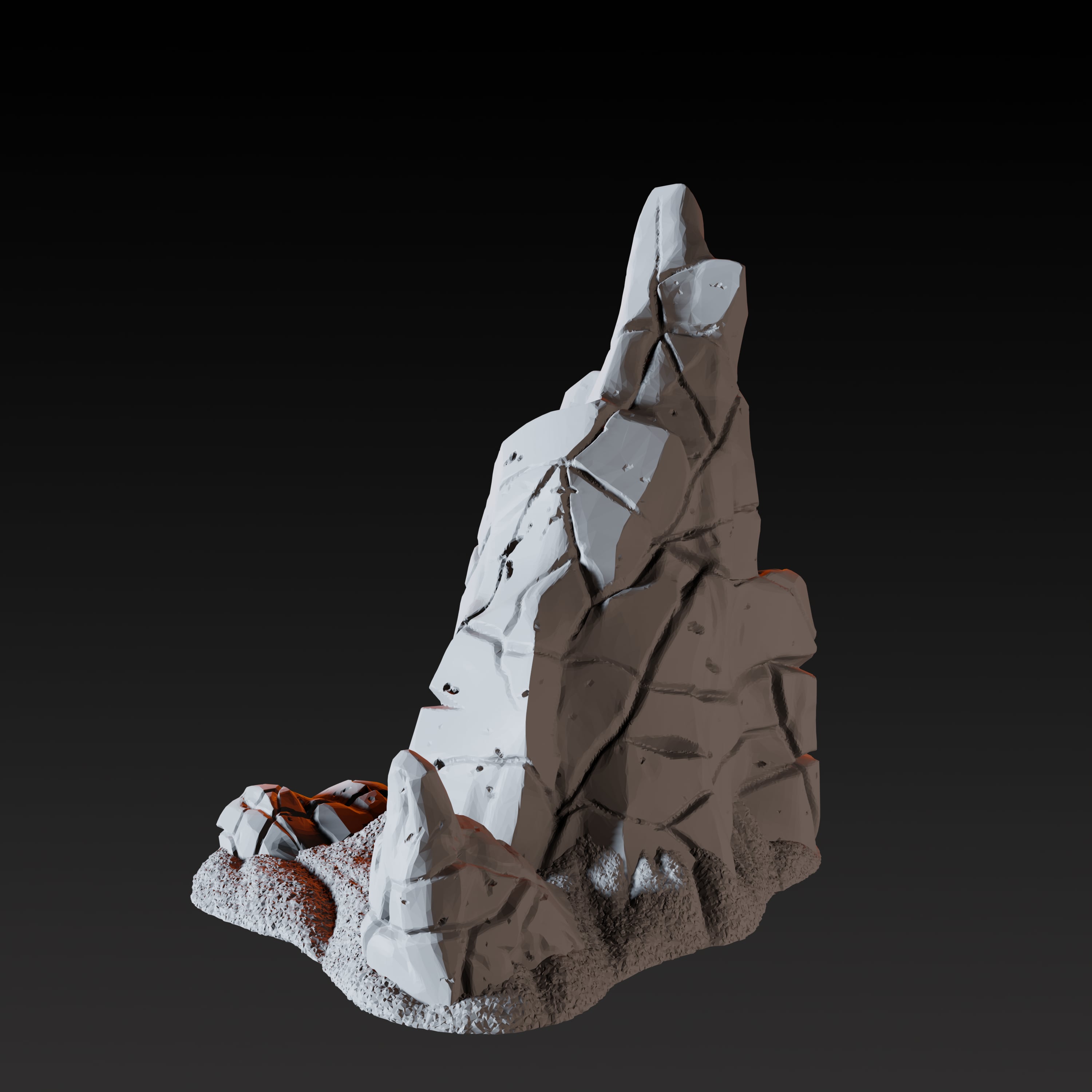 Ice Formation B - Arctic Scatter Terrain Miniature for Dungeons and Dragons - Myth Forged