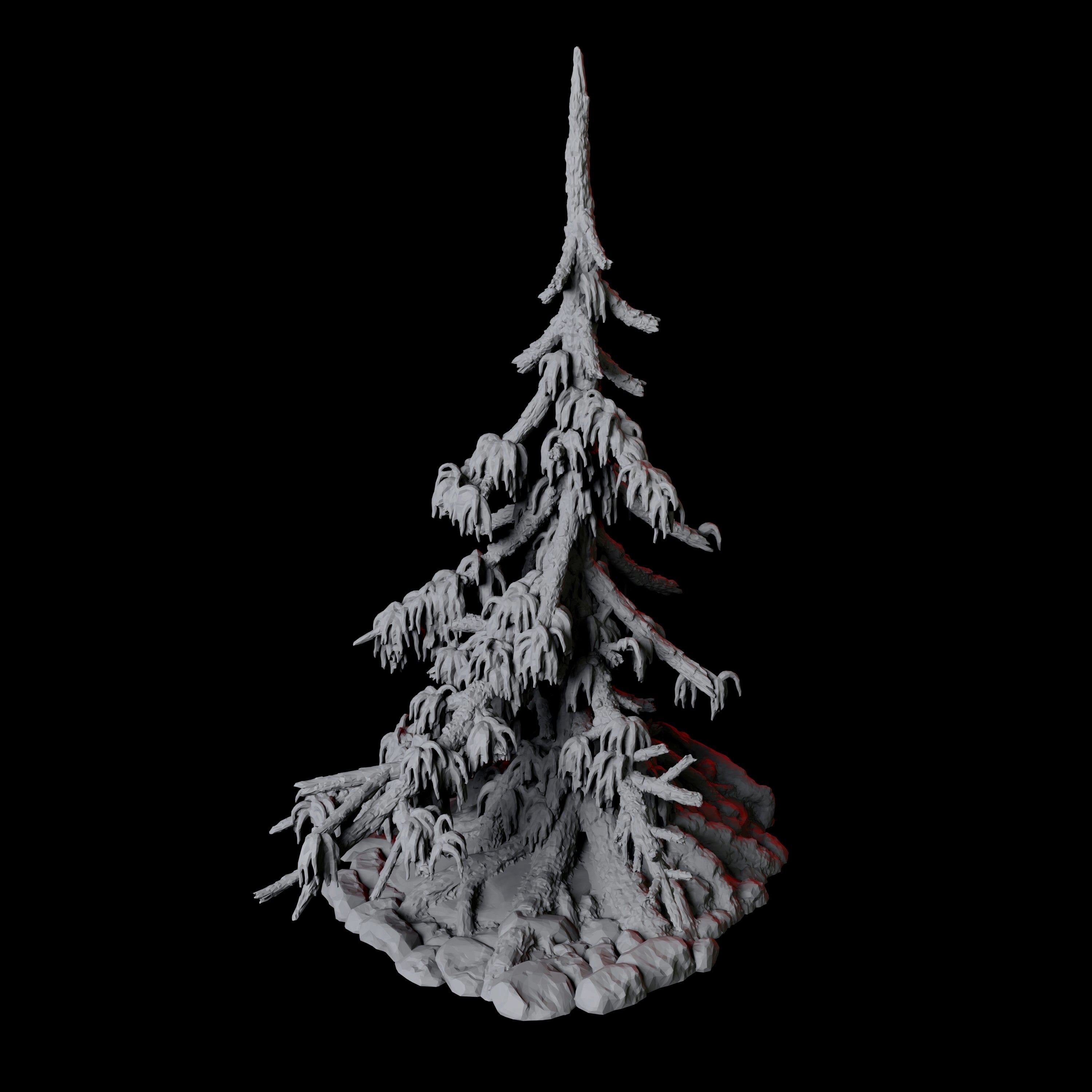 Infected Tree A - Scatter Terrain Miniature for Dungeons and Dragons - Myth Forged
