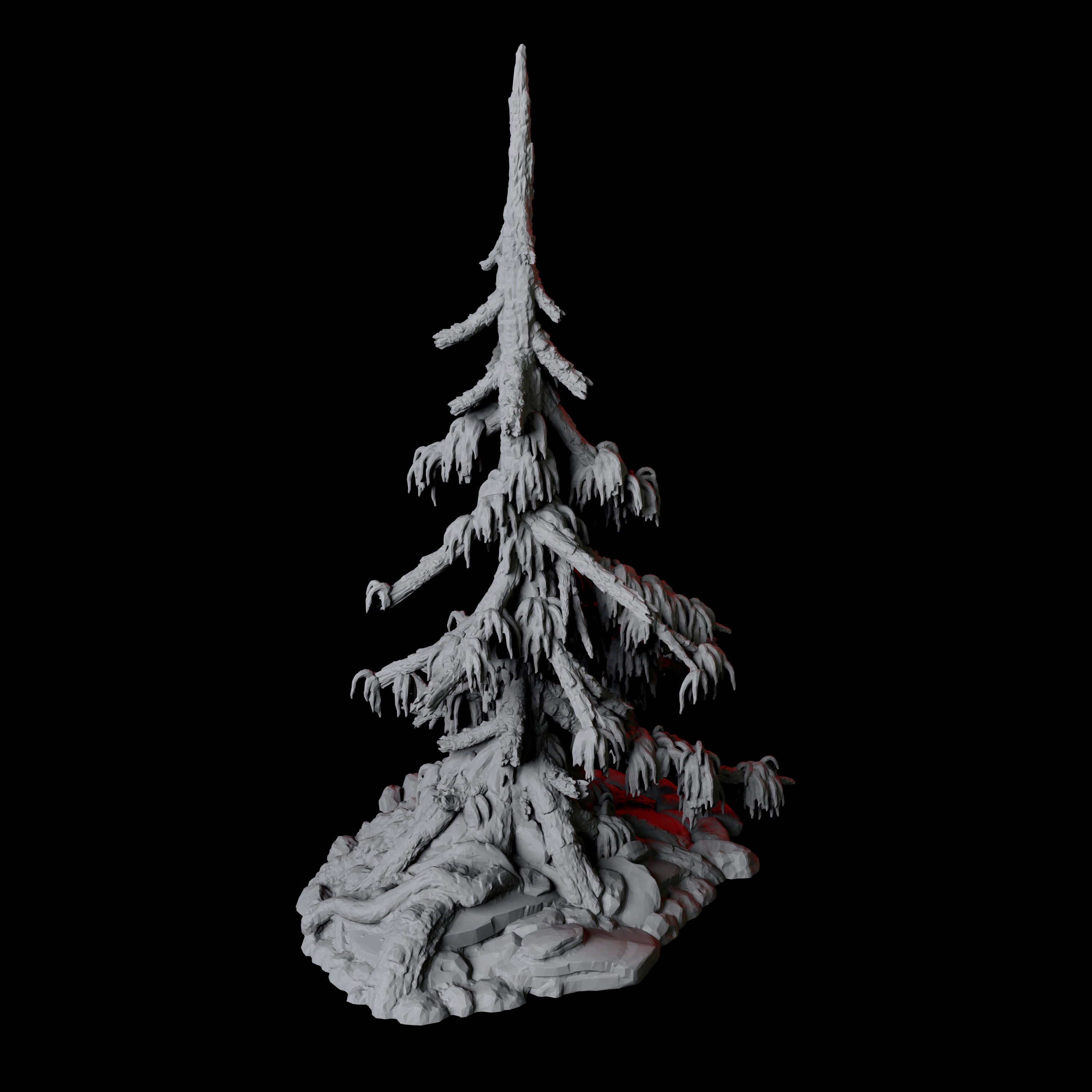 Infected Tree A - Scatter Terrain Miniature for Dungeons and Dragons - Myth Forged