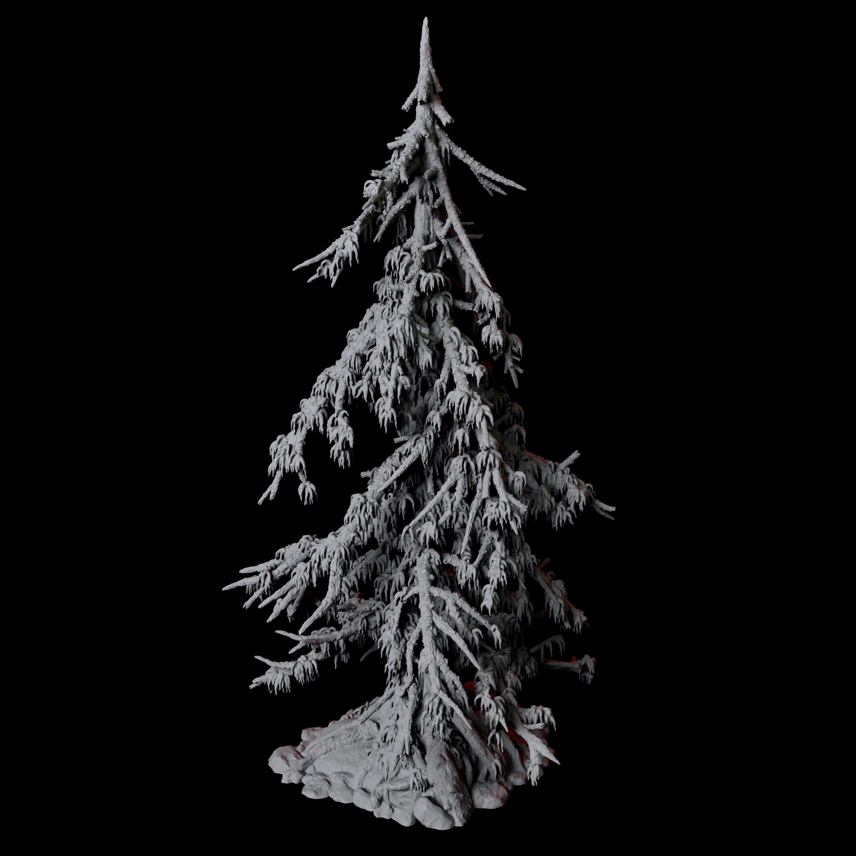 Infected Tree C - Scatter Terrain Miniature for Dungeons and Dragons - Myth Forged