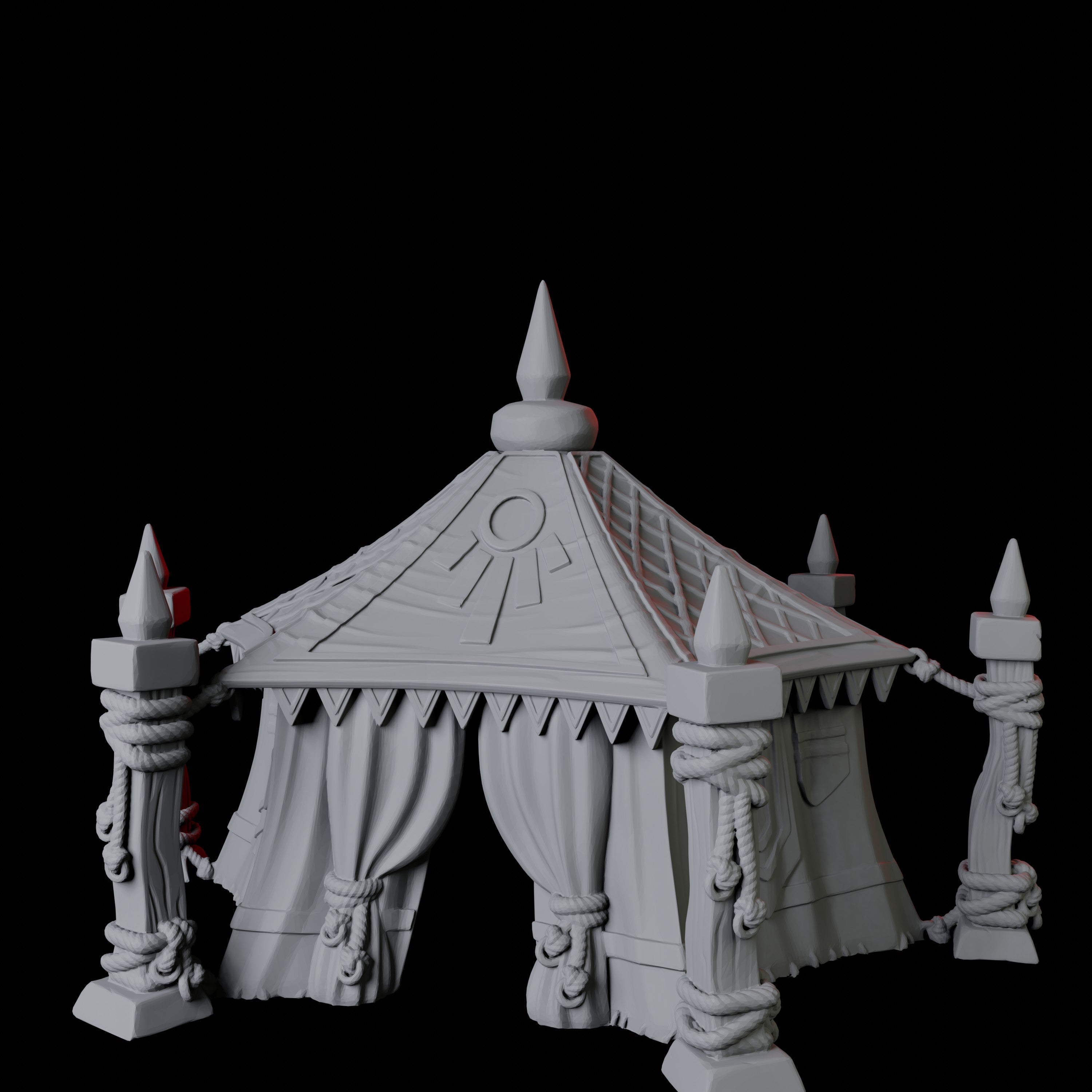 Jousting Tent B Miniature for Dungeons and Dragons