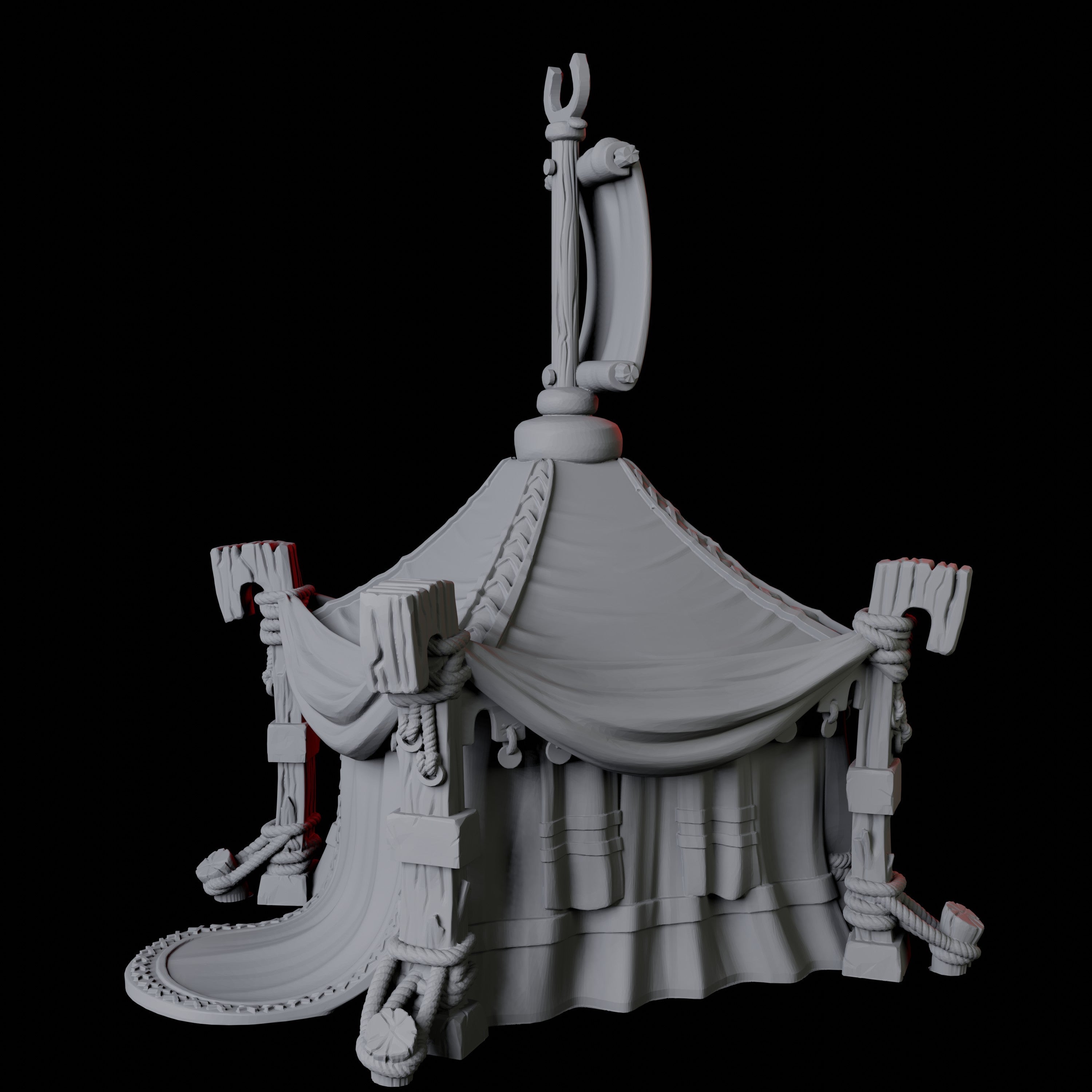 Jousting Tent C Miniature for Dungeons and Dragons