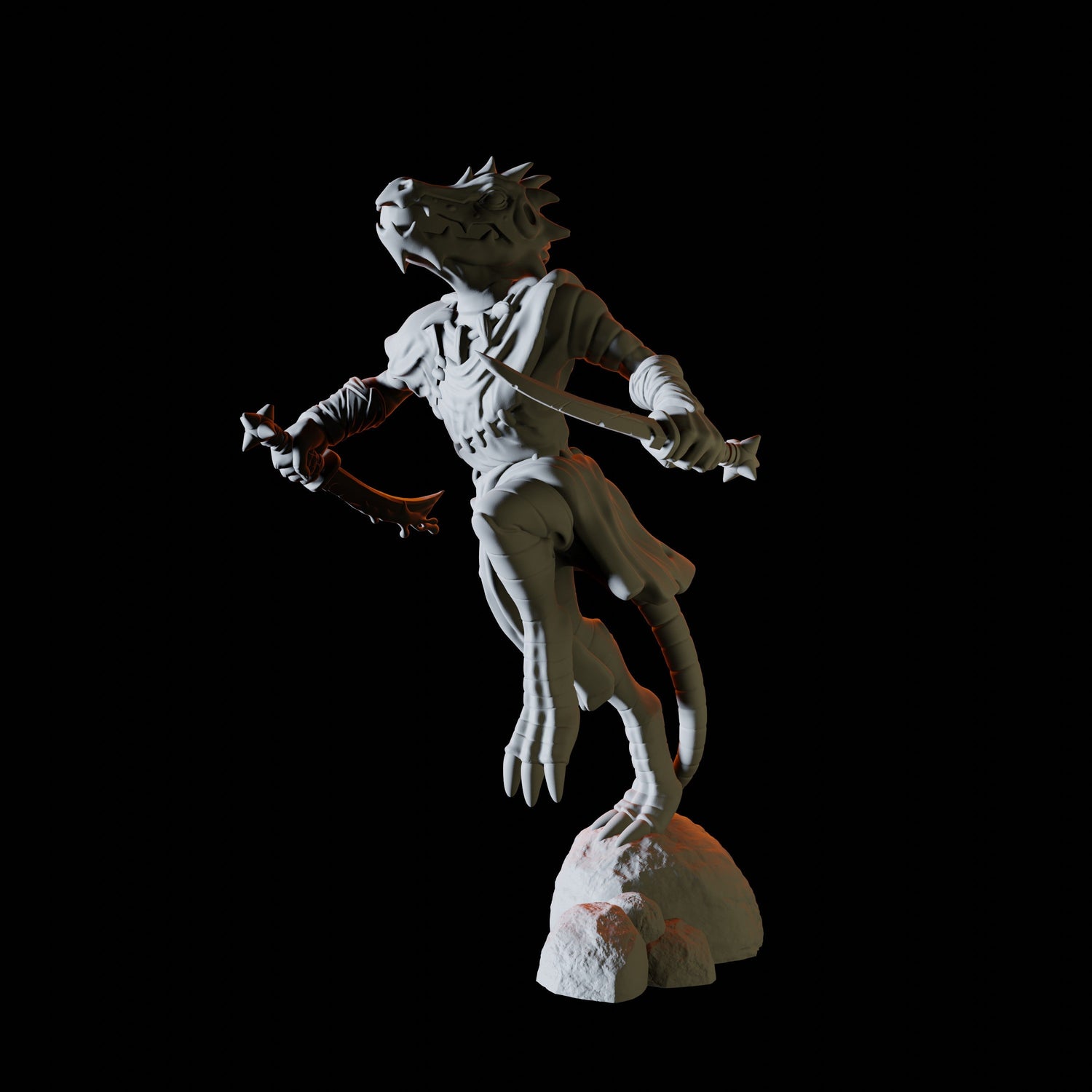 Kobold Sword Fighter Miniature for Dungeons and Dragons, Pathfinder or other TTRPGs