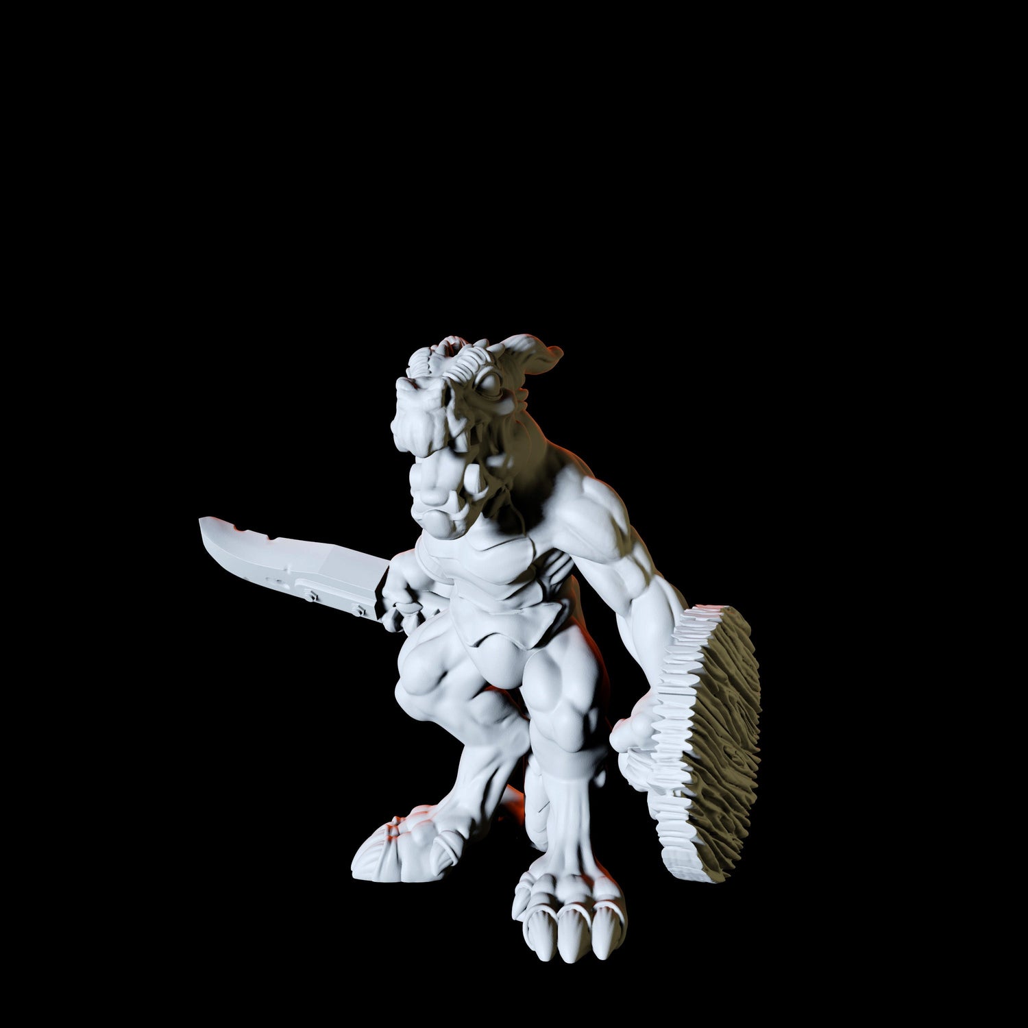 Kobold Swordsmen Miniature for Dungeons and Dragons, Pathfinder or other TTRPGs