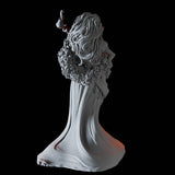 Lady of the Night Miniature for Dungeons and Dragons, Pathfinder or other TTRPGs