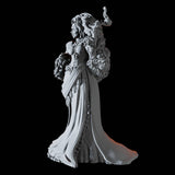 Lady of the Night Miniature for Dungeons and Dragons, Pathfinder or other TTRPGs