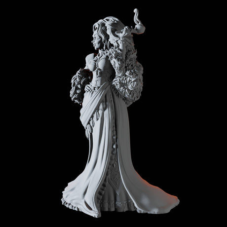 Lady of the Night Miniature for Dungeons and Dragons, Pathfinder or other TTRPGs