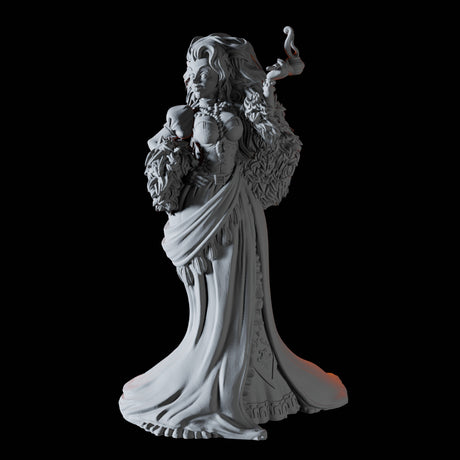 Lady of the Night Miniature for Dungeons and Dragons, Pathfinder or other TTRPGs
