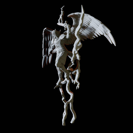 Lightning Angel Miniature for Dungeons and Dragons, Pathfinder or other TTRPGs