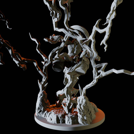 Lightning Monk Miniature for Dungeons and Dragons, Pathfinder or other TTRPGs