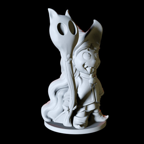 Little Witch Familiar Miniature for Dungeons and Dragons, Pathfinder or other TTRPGs
