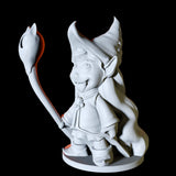 Little Witch Familiar Miniature for Dungeons and Dragons, Pathfinder or other TTRPGs