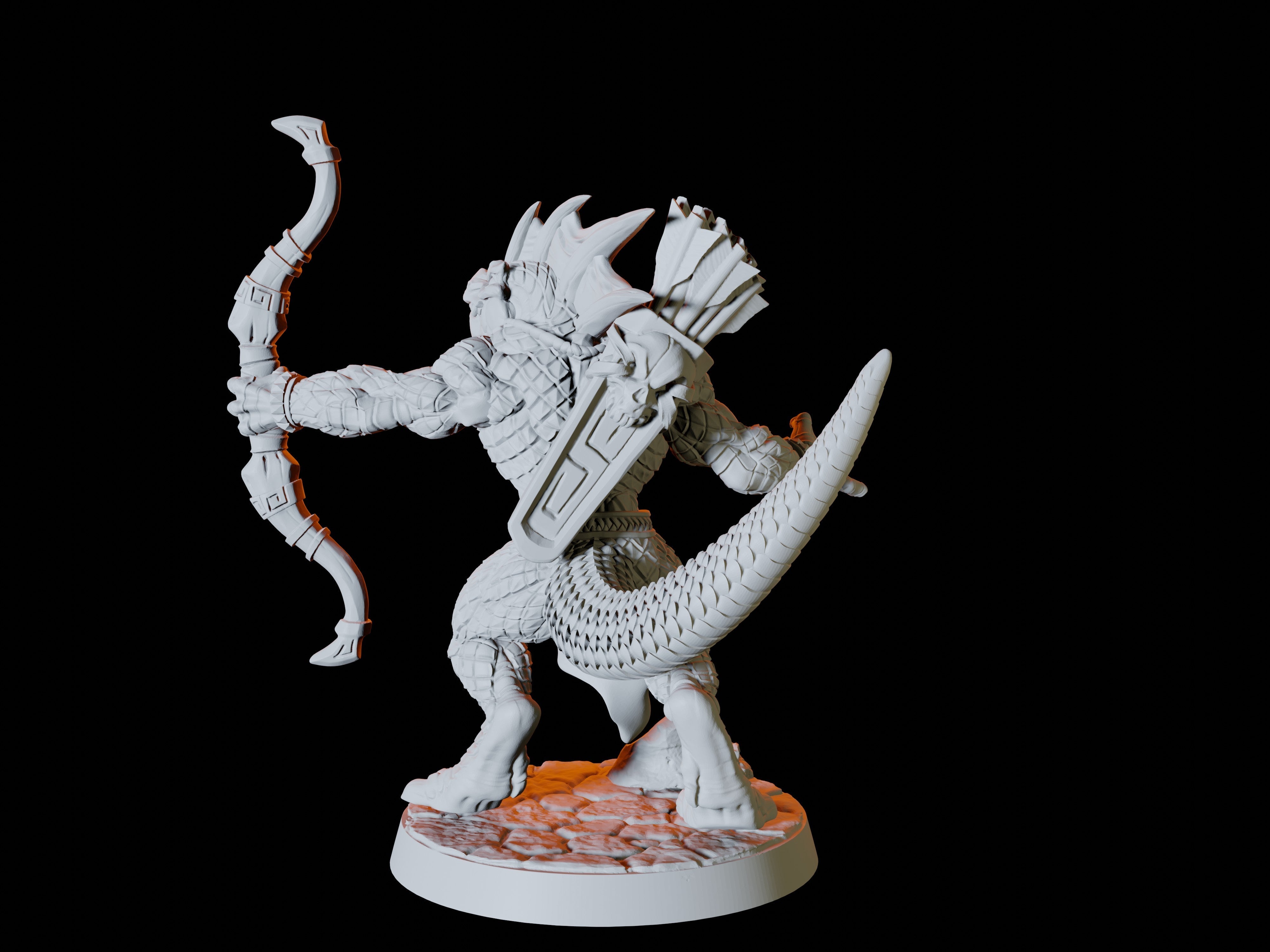 Six Lizardfolk Miniatures for Dungeons and Dragons - Myth Forged