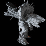 Log Throwing Giant Miniature for Dungeons and Dragons, Pathfinder or other TTRPGs