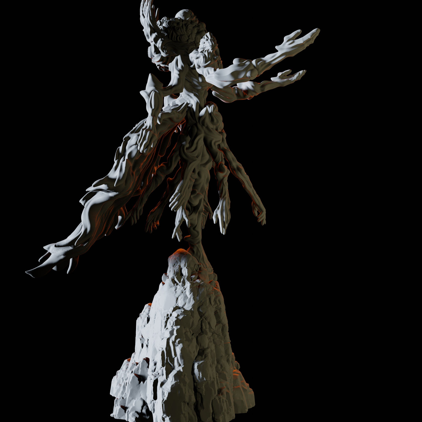 Many Handed Devil Miniature for Dungeons and Dragons, Pathfinder or other TTRPGs
