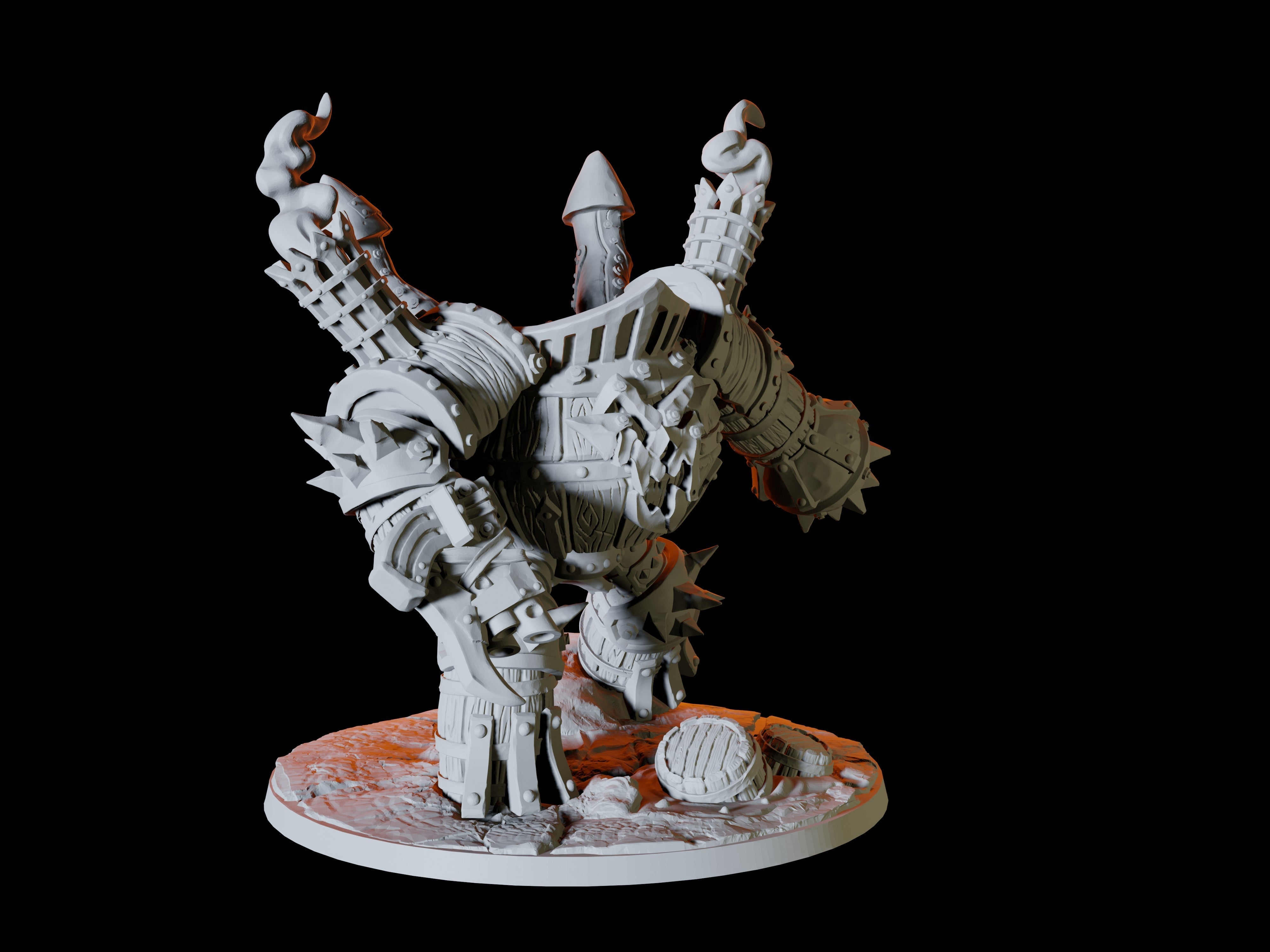 Mechanical Golem Miniature for Dungeons and Dragons - Myth Forged