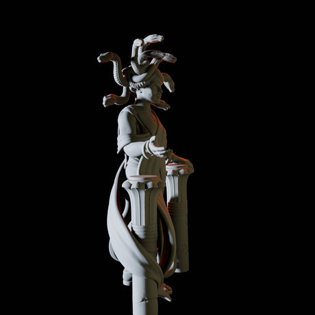 Medusa Miniature for Dungeons and Dragons, Pathfinder or other TTRPGs