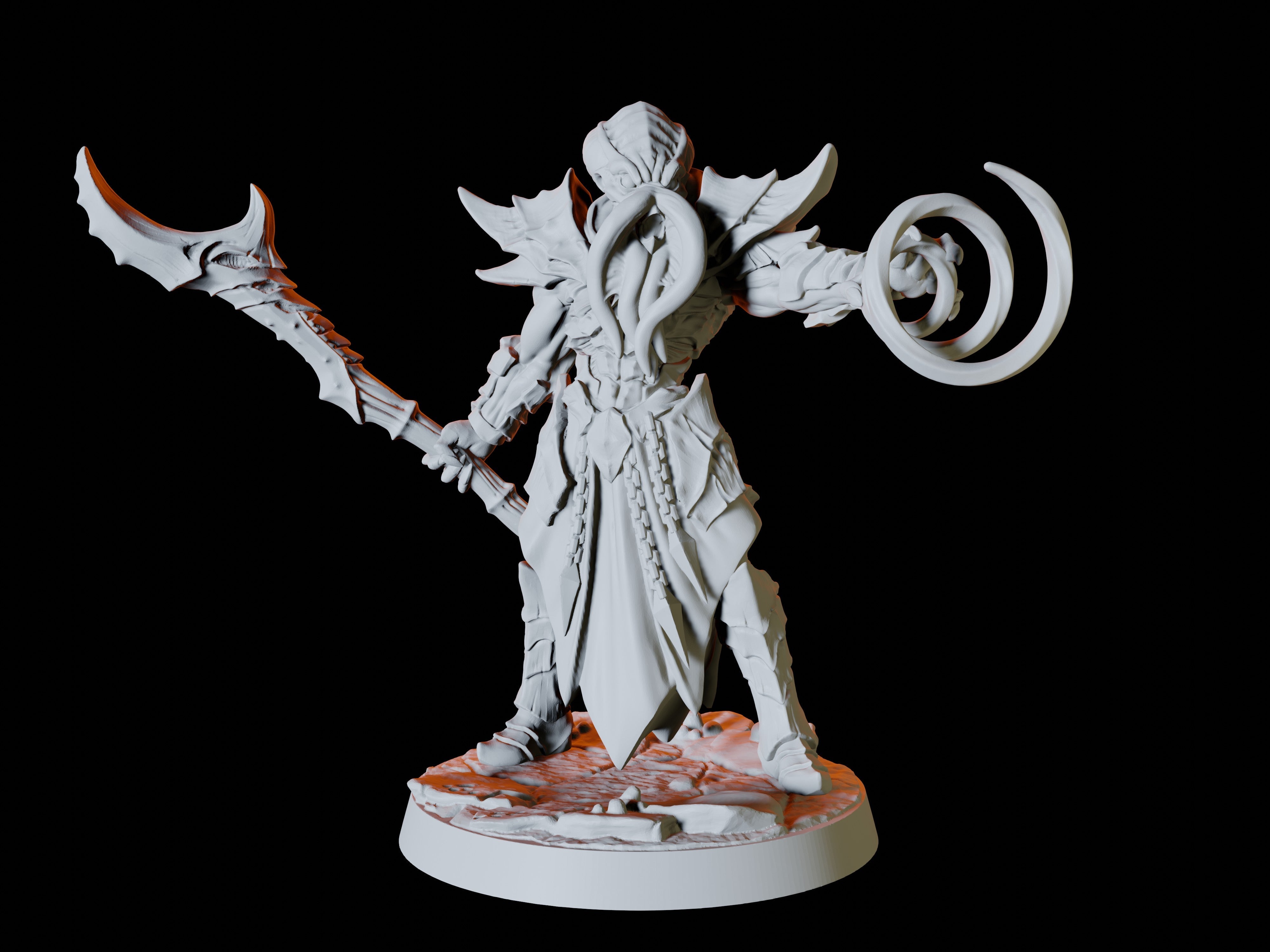 Six Mind Flayer Miniatures for Dungeons and Dragons - Myth Forged