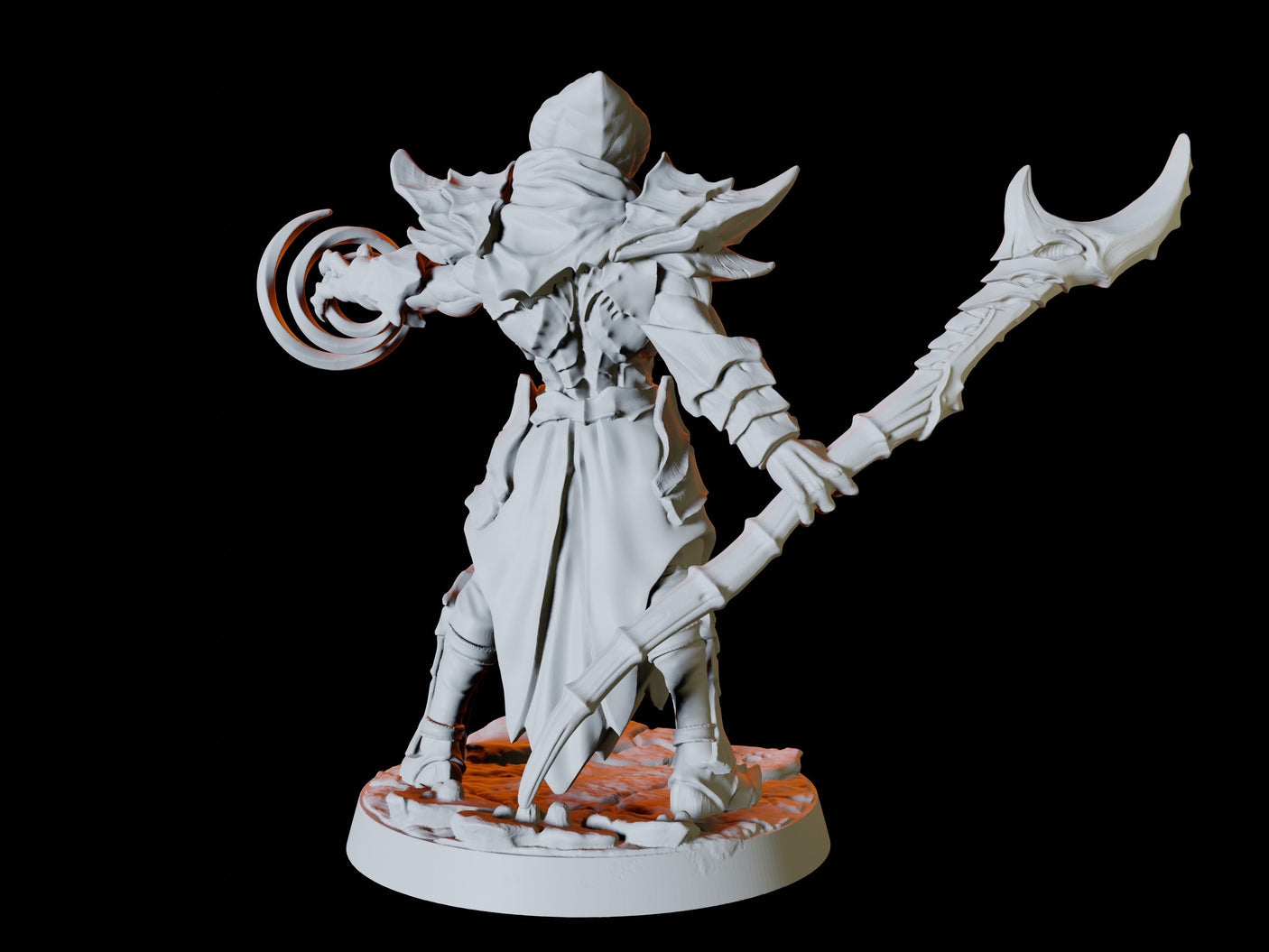 Mind Flayer Army - Six Soldiers Miniature for Dungeons and Dragons, Pathfinder or other TTRPGs