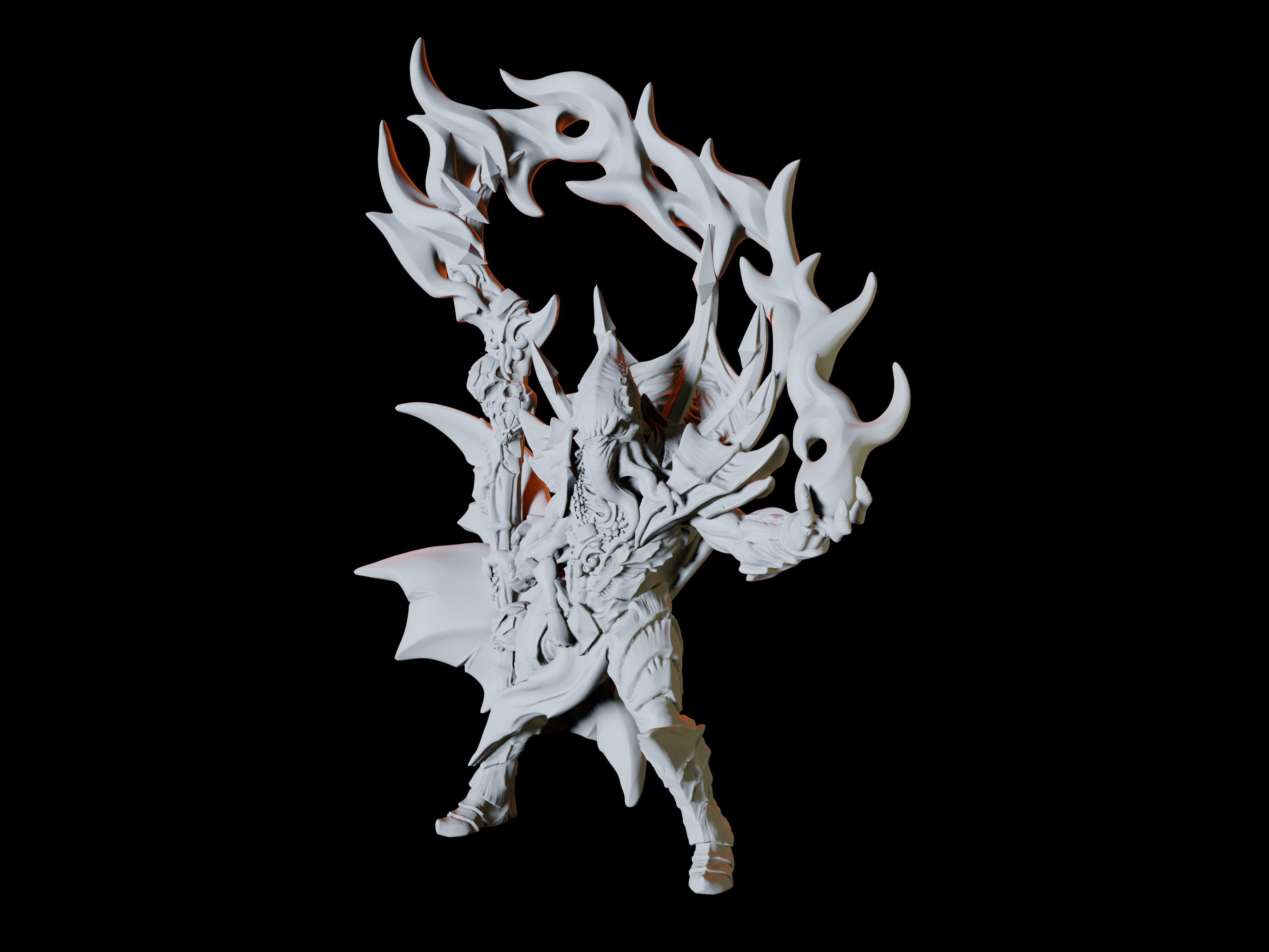Mind Flayer Sorcerer Miniature for Dungeons and Dragons - Myth Forged