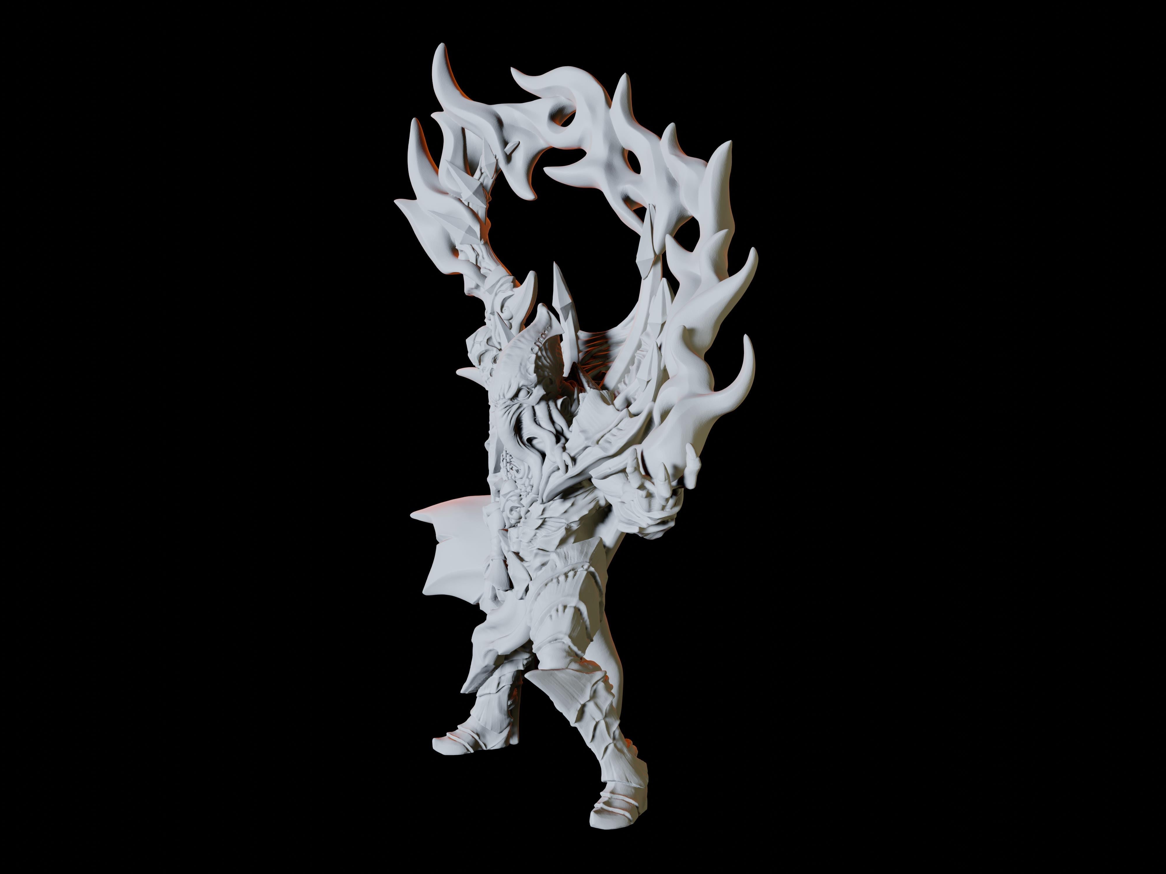 Mind Flayer Sorcerer Miniature for Dungeons and Dragons - Myth Forged