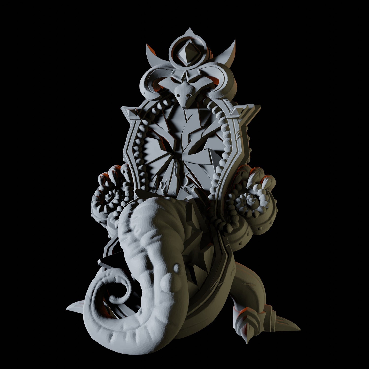 Mirror Mimic Miniature for Dungeons and Dragons, Pathfinder or other TTRPGs