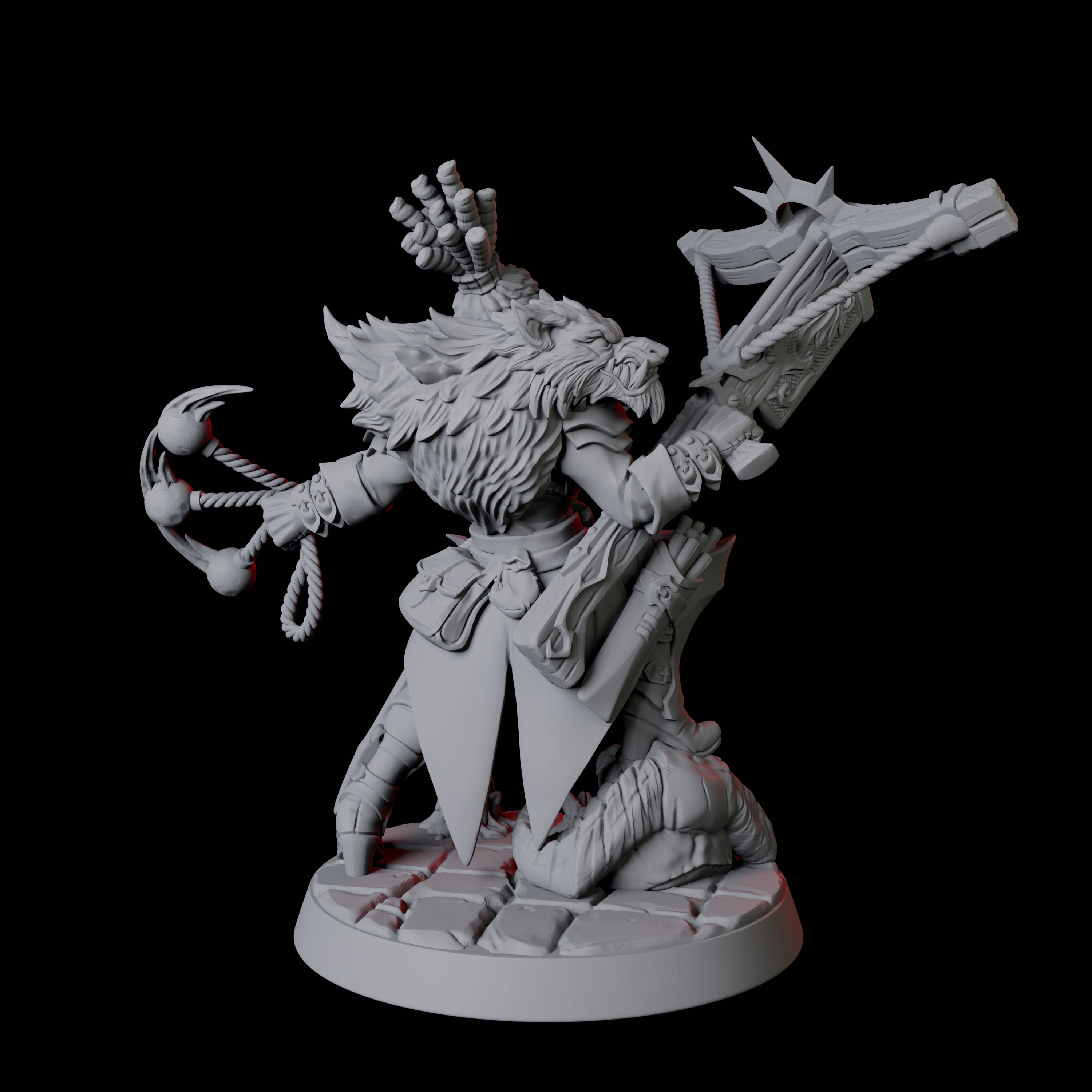 Mistress Vampire Hunter Miniature for Dungeons and Dragons, Pathfinder or other TTRPGs