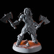 Mountain Barbarian F Miniature for Dungeons and Dragons, Pathfinder or other TTRPGs