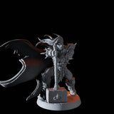 Mountain Barbarian Leader Miniature for Dungeons and Dragons, Pathfinder or other TTRPGs