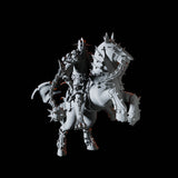Mounted Death Knight Miniature for Dungeons and Dragons, Pathfinder or other TTRPGs