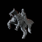 Mounted Death Knight Miniature for Dungeons and Dragons, Pathfinder or other TTRPGs