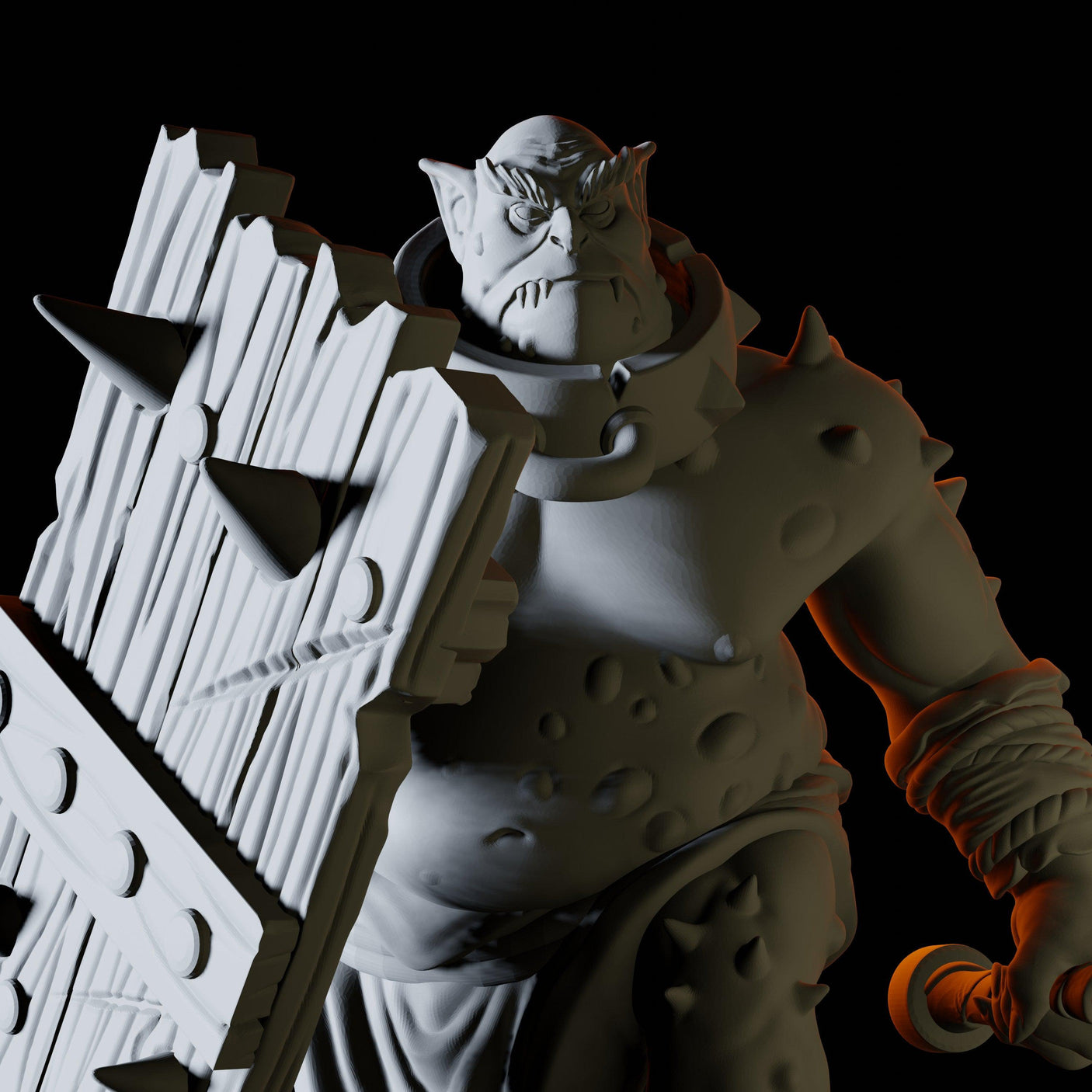 Ogre Miniature for Dungeons and Dragons, Pathfinder or other TTRPGs